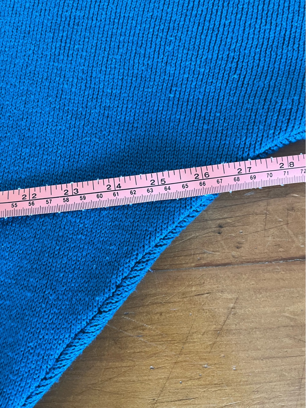 Vintage I Blues Italian Wool Teal with Black Pattern Dolman Drop Sleeve Sweater - Picture 10 of 12